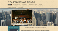 Desktop Screenshot of percussionstudio.com
