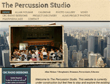 Tablet Screenshot of percussionstudio.com